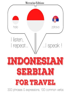 cover image of kata perjalanan dan frase dalam Serbia